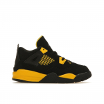 Air Jordan 4 Retro TD Thunder 2023 Beebi tossud Must Tour-Kollane BQ7670-017 23.5