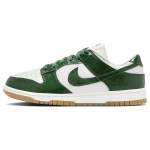Nike Dunk Low LX Gorge Green Ostrich Naiste tossud Phantom Sail Metallic-Gold FJ2260-002 36