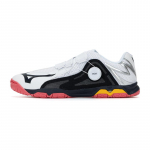 Mizuno Wave Medal Boa Professionaalsed V&otilde;rk-S&uuml;nteetilisest Nahast Jalan&otilde;ud Unisex Tossud Valge Must Oranž 81GA201231 44