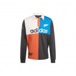 Adidas Originals Rugby All Blacks Heritage Vintage Lahtise l&otilde;ikega pikkade varrukatega polo s&auml;rk Meeste topid KG4638 M
