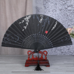 Hiina kokkupandav lehvik puidust varrega Klassikalise tantsu lehvik Kvaliteetne Tutt Elegent as the picture