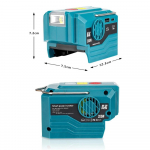 Inverter 220V-230V/AC USB+Type-C V&auml;litingimustes Telkimine Akuadapter Makita 18V jaoks