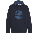 Timberland Tree Logo Hoodie - Herren Kapuzenpullover Blau TB0A626U-433 ORIGINAL XXL sinine