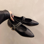 S&uuml;gis Uued Madalad Kingad Naiste Terava Ninaga Madala S&auml;&auml;rega Naelad Pehme Sisetald Libisemiskindel Kulumiskindel 40 must