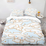 Multikas Tekikate Cinnamoroll Kodu Padjap&uuml;&uuml;ride Komplekt T&auml;iskasvanute Magamistuba Laste Tekk Voodipesu 135x200cm&set