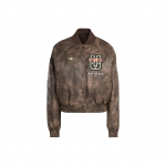 Adidas Originals Sportosakonna Logo Vintage Kunstnahast Kootud Piloodijakk Naiste Jakk KF2307 M
