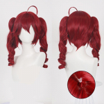 Kasane Teto Cosplay Voicepeak &Uuml;htne Parukas Anime Diva Laulja Naiste Armas Punane Pats T&uuml;drukud Teto Kost&uuml;&uuml;m Halloweeni Lavakost&uuml;&uuml;m One Size oranž