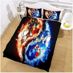 Sonic Kolme Seeria, Kolmeosaline Voodipesu Kodutekstiili Komplekt AU Single 140x210cm
