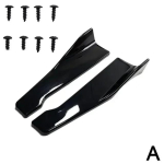 48CM k&uuml;ljep&otilde;ll autole BMW E90 E46 F20 F30 E39 G20 Tarvikud Universaalne pikenduskaitsja Tagumise kaitseraua spoiler Difuusor Splitter A black