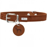 Collier - HUNTER - Aalborg 32 - Cuir de Vachette - Cognac - Tour de cou 24-29 cm pruun