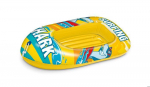 Bateau gonflable - Surfing Shark - 112 cm - Jaune - Pour enfants - Utilisation ext&eacute;rieure kollane