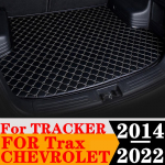 Auto pagasiruumi matt veekindlad auto sabapagasi vaibad, lamedad k&uuml;lgmised vaibapadjad Chevrolet Trax TRACKERile Brown