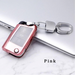 Volkswagen VW Golf 7 MK7 Tiguan Passat Skoda Octavia Kodiaq Karoq Key jaoks m&otilde;eldud pehme TPU autov&otilde;tme korpuse kate black key chain