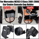 Auto keskkonsooli joogitopsihoidja vahetus Mercedes Benz C klass W203 C320 C240 ​​C230 1,8L 2,6L 3,2L autole gray