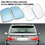 K&uuml;lgmise tahavaatepeegli klaasisoojendus uduvastane uks tiibpeegli leht sobib BMW X5 E53 1999-2006, autole Mirror glass Right2