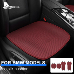 Ice Silk autoistme padi seljatugi BMW 1 3 5 seeria X5 X6 F15 F16 F40 F30 G20 F10 G30 X1 F48 X3 G01 G05 tagumisele esiistmele Front Black