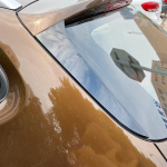 Tagumine pakiruumi aken k&uuml;lgmine Canard Splitter spoileri tiib BMW X1 E84 2009 2010 2011 2012 2013 2014 2015 l&auml;ikiv must Gloss Black