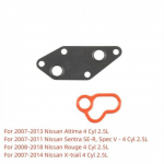 Oil Cooler Gasket set w/ Oring seal For Nissan Altima 2007-2013/2008-2018 Rouge
