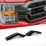Black Front Bumper Center Grille Grill ert Cover Trim Bezel For Ford F150 21+