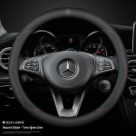 38cm Auto Nahk Roolikate Tarvikud Mercedes Benz AMG GLE GLS CLS GLC CLA GLA GLK ML C197 R231 W167 W247 jaoks 01