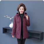 Naiste mantlid Talvised parkad Kapuutsiga Elegantsed Lahtised Paksud Soojad Pealisr&otilde;ivad Daamide jakid XL