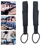 2 tk Pilates topelt-aasadega rihma Reformer-harjutusseadmele J&otilde;usaal Mugav haare must