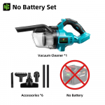 NEWBENY Juhtmeta K&auml;eshoitav Elektriline Tolmuimeja V&otilde;imas Laetav Kodune Siseruumide Puhastust&ouml;&ouml;riist Makita Aku Pin-ile NO Battery
