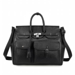Tehasem&uuml;&uuml;k suure mahutavusega &otilde;la-crossbody meeste ja naiste kotid k&auml;ekotid reisikotid nahast tekstuuriga reisikotid 45x25x35cm must