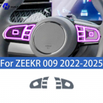 For ZEEKR 009 -2025 Car interior center console protective sticker interior decorative strip TPU protective sticker refit Right-hand drive