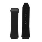 Klassikaline ehtsast nahast rihm HUBLOT BIG BANG jaoks 26mm*19mm Silikoonist veekindel meeste k&auml;ekella rihm Kummist k&auml;ev&otilde;ru k&auml;epael+t&ouml;&ouml;riist 26-19mm black