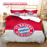 FC Bayern M&uuml;nchen meeskonnav&auml;rvidega voodipesu Kodu kaunistus S&uuml;nnip&auml;evakingitus (1 * tekikott + 2 * padjap&uuml;&uuml;ri, ilma s&uuml;damikuta) 135x200cm