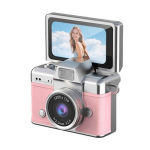 P&ouml;&ouml;rdekraaniga minikaamera, suuruselt p&ouml;idla jagu, pisike retro v&otilde;tmehoidja digikaamera 1,47 LCD-ekraaniga, vintage mikrotaskukaamera kontserdiks, &otilde;ppimiseks, salvestamiseks kollane