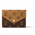 Louis Vuitton Victorine rahakott Pruun Monogram Reverse l&otilde;uend Naiste rahakotid M81557 Basic Set (Bag+Dust Bag)