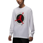 Jordan As M J Flt Clb Pikkade varrukatega &uuml;mmarguse kaelusega pullover Mugav pikkade varrukatega T-s&auml;rk Meeste pealisr&otilde;ivad IF3011-100 L white