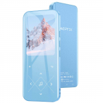 AGPTEK 32GB MP3-m&auml;ngija Bluetoothiga Suur Metallist Stiilne Kadudeta Heli 48 tundi Esitusaega Otse FM FM Lihtne Jaapani Kasutusjuhend T&auml;iuslik helesinine v&auml;rv