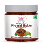 Delight Foods Mylapore Iyeri Pirandai Thokku 300g - Riisisegu | Kodune retsept, valmistatud puhta seesami&otilde;liga | Tamil Nadu eriroog/Veld