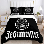 Uus J-Jagermeister Hirv Tekikott Kawaii Tekk Voodipesukomplektid Pehme Tekikate ja Padjap&uuml;&uuml;rid &Uuml;heinimese Kaheinimese Queen King US King 264x228cm
