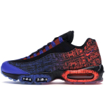 Nike Air Max 95 Low top Running Shoes Unisex Black Blue Red 2019 Edition 839165-064 2019 44.5