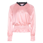 Adidas Originals R&otilde;&otilde;msa Kujundusega Soonikkoes Top Vabaaja Kultuur Volditud Kudum L&otilde;tv Pullover Pikkade Varrukatega T-s&auml;rk Naiste topid KS2880 XS