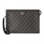 Gucci Ophidia Vintage Logo Double G L&otilde;uend ja Nahast Sidur Meeste Sidur Must Hall 760243-UULBN-1244 Basic Set (Bag+Dust Bag)