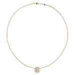 Dior Rose Des Vents 18K Kuld Teemant P&auml;rlmutter Kaelakee Naiste kaelakee Valge JRDV95005_0000 Box+Shopping Bag