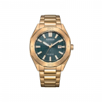 CITIZEN 100m veekindel valgusj&otilde;ul t&ouml;&ouml;tav kvartsmehhanismiga roostevabast terasest rihmaga k&auml;ekell 41mm BM7633-81X Green Dial