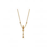 Vivienne Westwood Kolju Saturni Logo Kaelakee Unisex kaelakee Kuldne 6301002402R445R445 Box