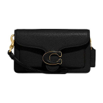 Coach Tabby 18 Eemaldatava ketiga Nupakinnitusega Nahast Randmekott &Otilde;lakott Crossbody Kott Naiste kotid Must CJ925-B4BK Basic Set (Bag+Dust Bag)
