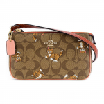 Coach Nolita 19 Loomam&auml;rgi Seeria Kassitr&uuml;kiga Mitmeotstarbeline Tasku Signatuurkattega L&otilde;uend Sileda Nahaga &Otilde;lakott CC418-IME7V Basic Set (Bag+Dust Bag)