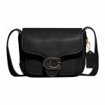 Coach Tabby 18 &Uuml;hev&auml;rviline Magnetklapiga Krokodillimustriga Nahast Peene Vasikanahast &Otilde;la-Crossbody Kott V&auml;ikesed Naiste kotid Must CJ846-B4BK Basic Set (Bag+Dust Bag)