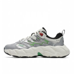 FILA Fern 2 Fern Sneakers 2.0 Abrasion Resistant, Breathable, Lightweight Low top Casual Shoes Men's White Silver F12M531101FGS 42