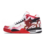 Nike Flight Legacy Amortiseeriv Libisemisvastane Kulumiskindel Tagasil&ouml;&ouml;giga Keskmise k&otilde;rgusega Vintage Korvpallijalatsid Unisex BQ4212-100(Team767-) 41