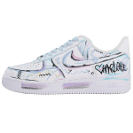 Nike Air Force 1 Air Force 1 libisemiskindlad kiiresti kuivavad kulumiskindlad madalad rulaketsid Meeste Valge CW2288-111(Team41-) 39