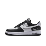 Nike Air Force 1 Slip Resistant Abrasion Resistant Balance Low top Skateboard Shoes Unisex White Black DV0788-001(Team384-A) 42.5